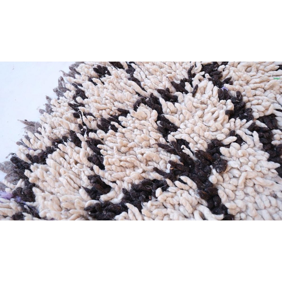 Marokkaanse berber -gang tapijt pure wol 73 x 188 cm