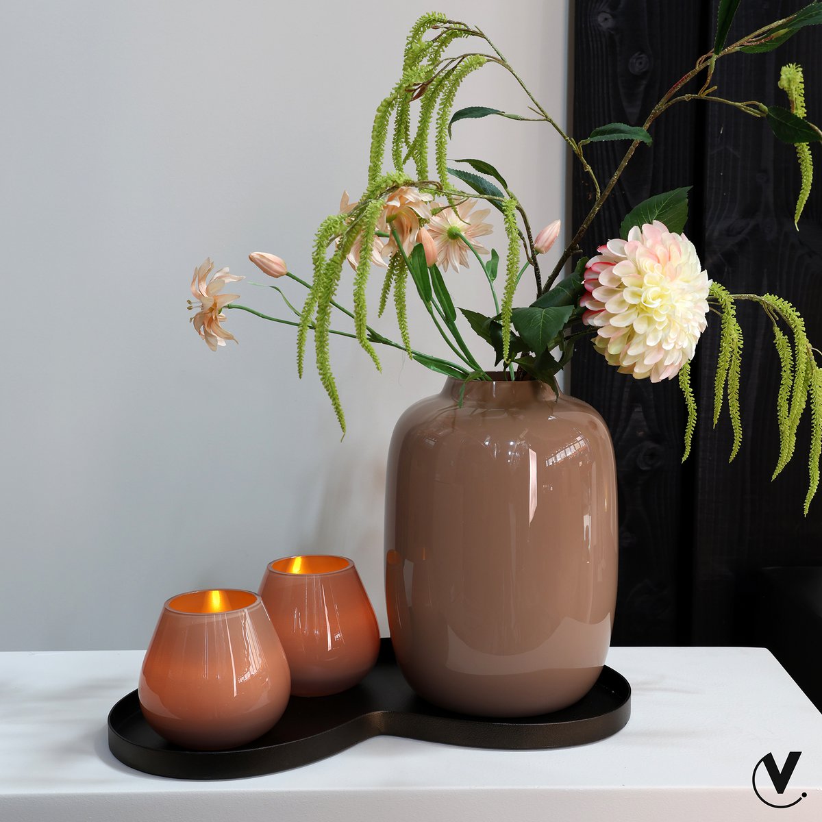 Dienblad - Villeta bronze