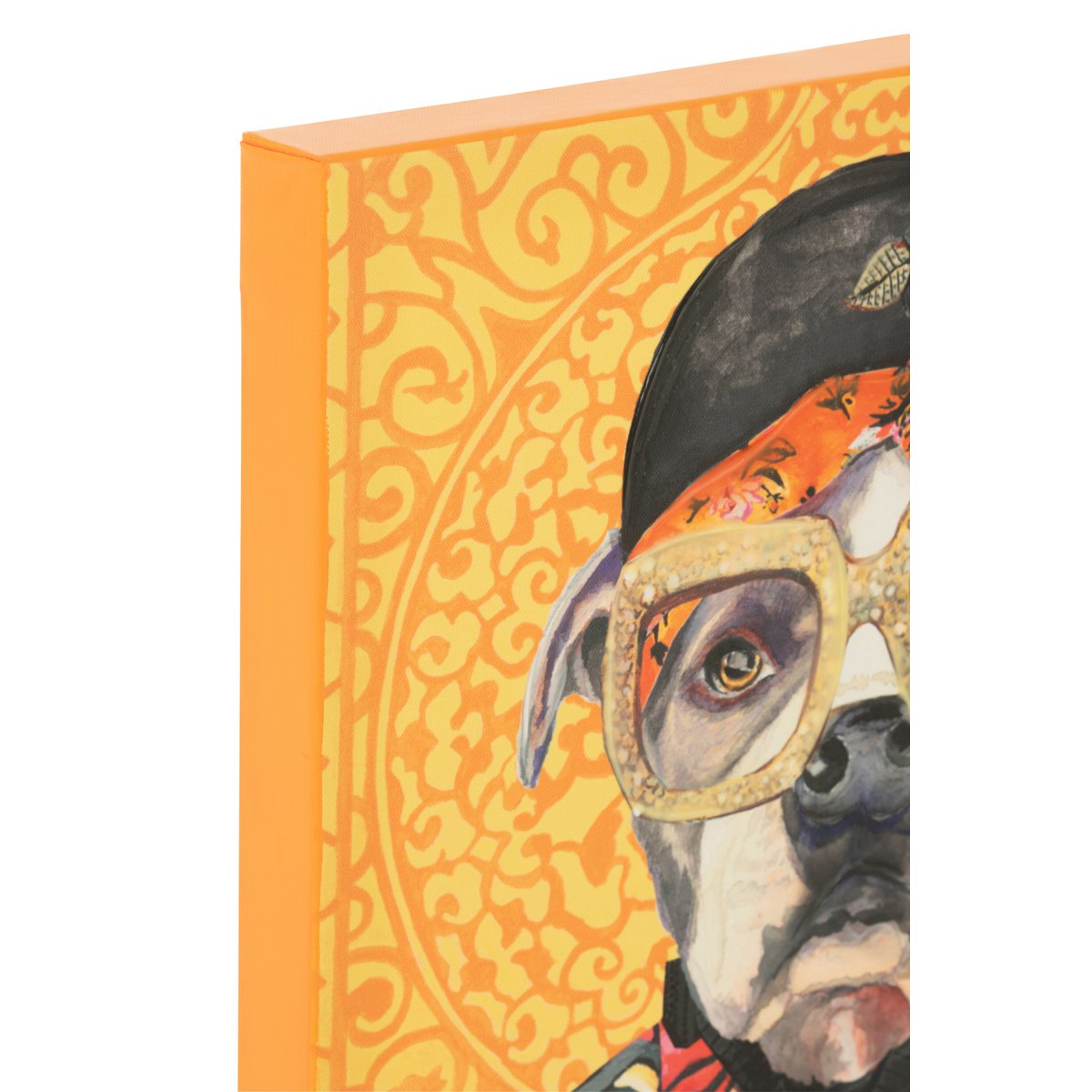 J-Line Wanddecoratie Hond Popart Canvas Mix Small