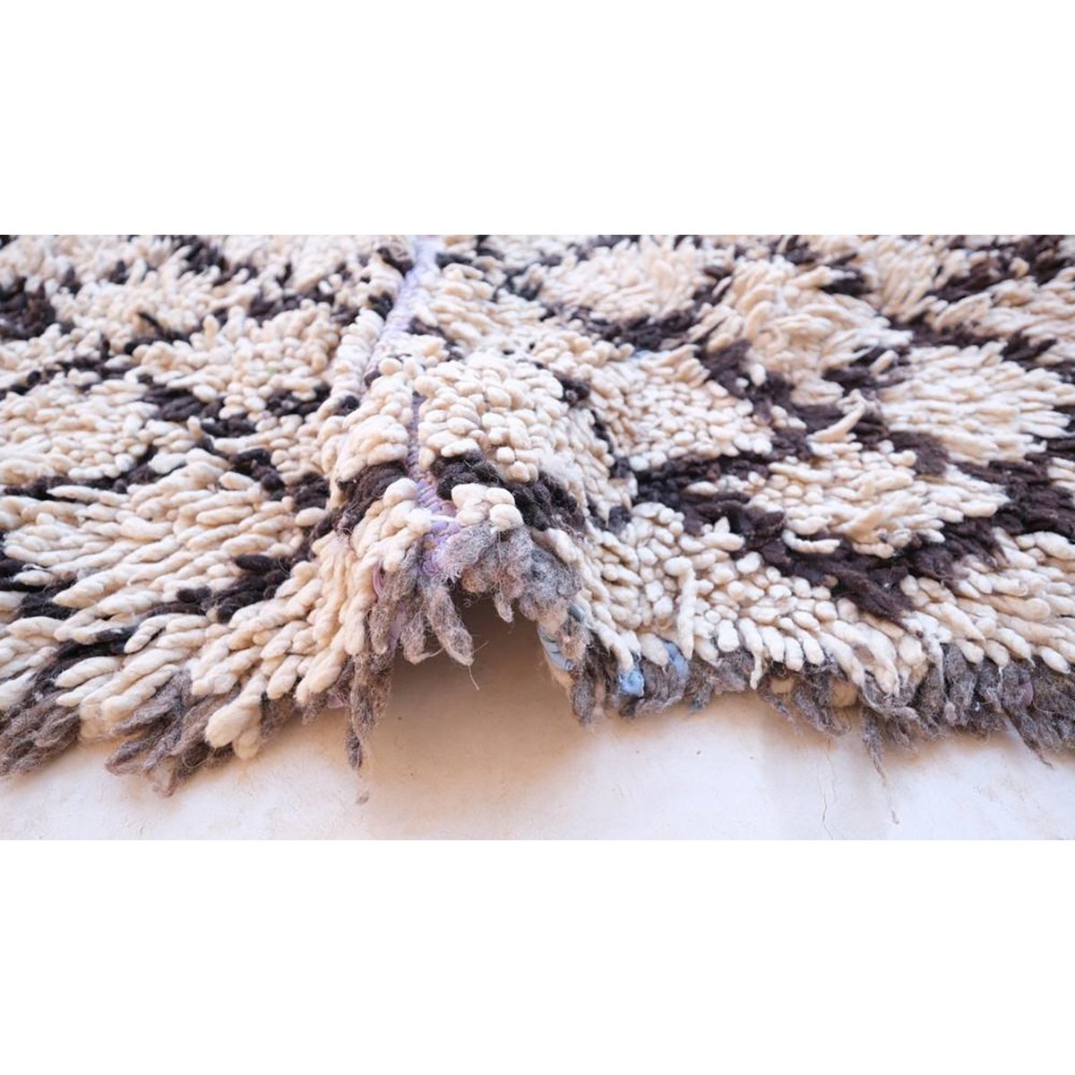 Marokkaanse berber -gang tapijt pure wol 73 x 188 cm
