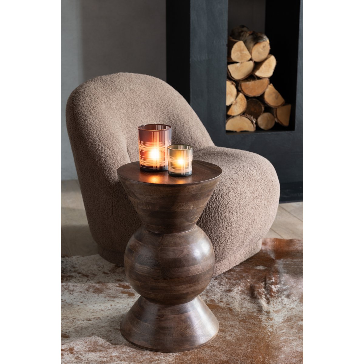 J-Line Zetel Teddy Boucle Bruin