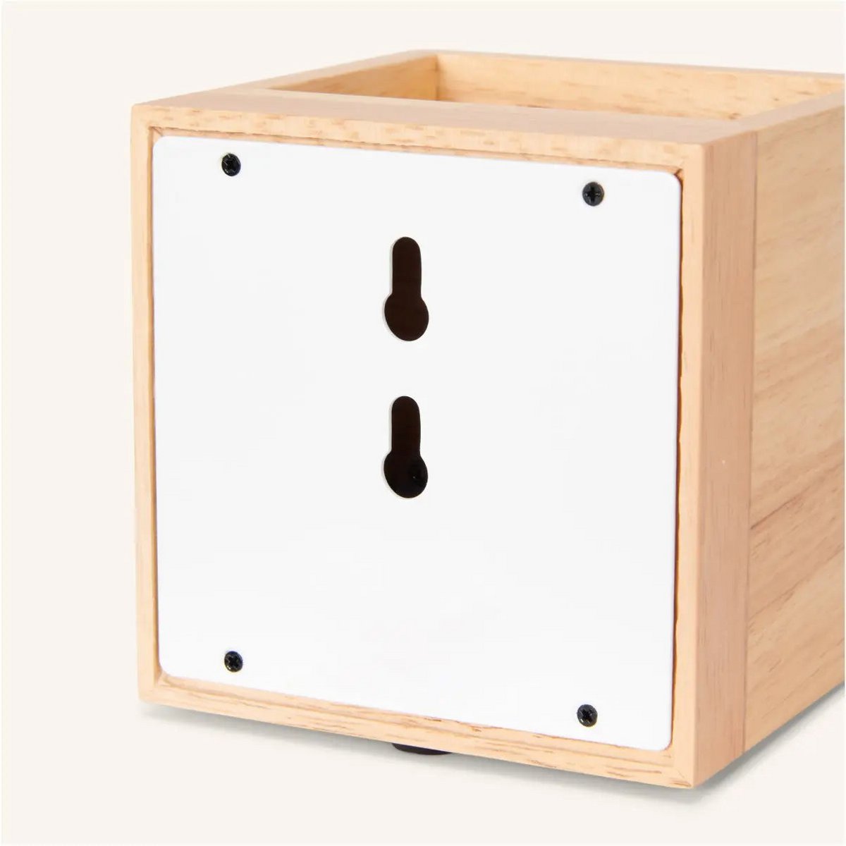 Zand Lichtbruine Vierkante Wandlamp | Oplaadbaar, dimbaar en draadloos