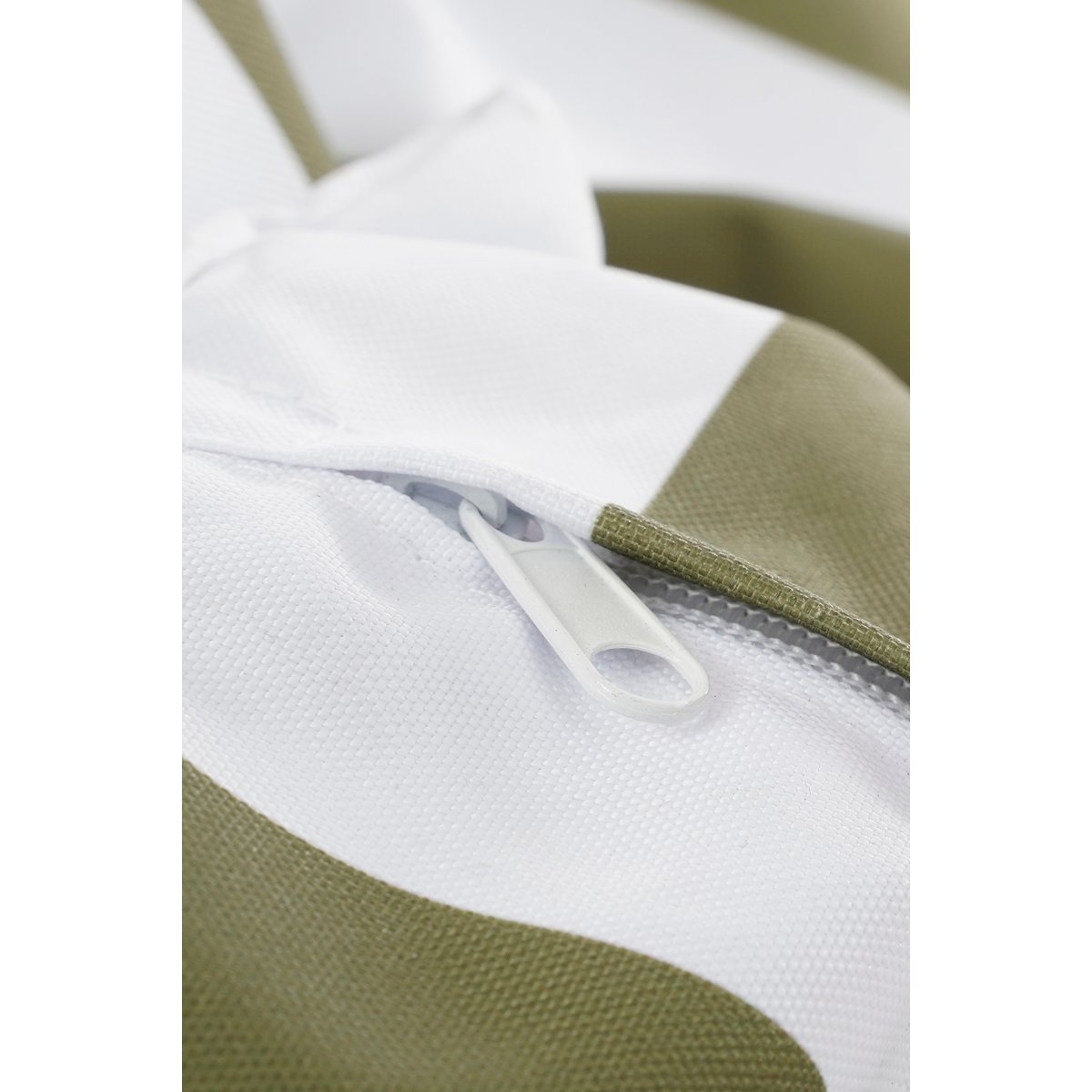 Rissy Zitzak - L140 x B95 x H95 cm - Groen, Wit