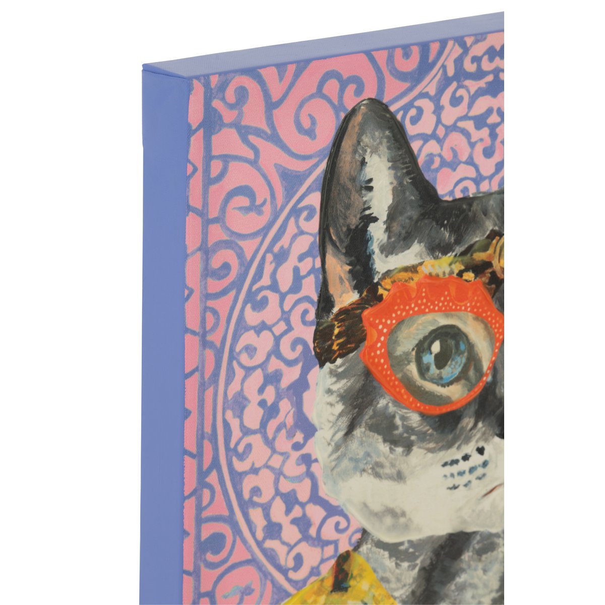 J-Line Wanddecoratie Kat Popart Canvas Mix Small