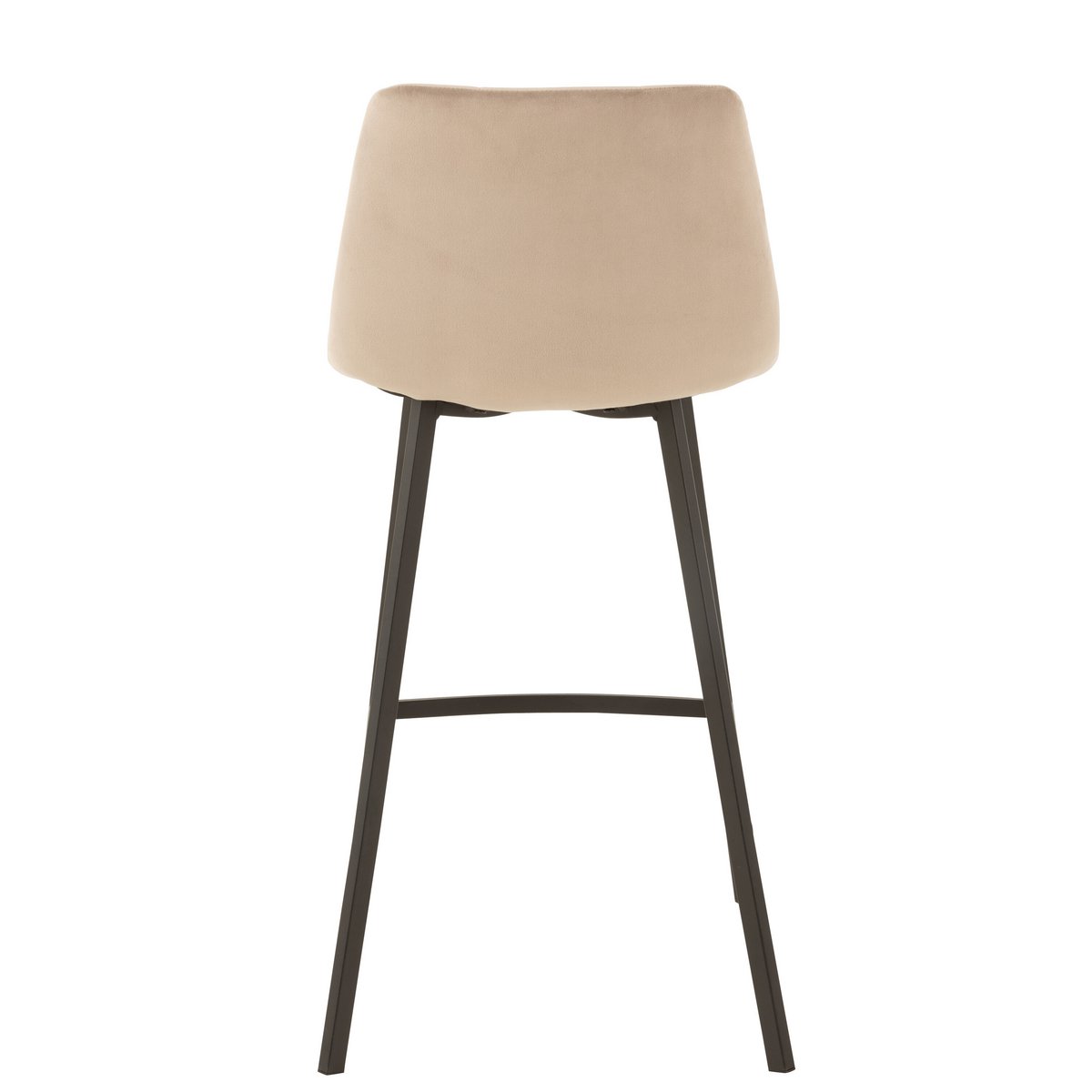 J-Line barstoel Olivier - textiel/metaal - beige