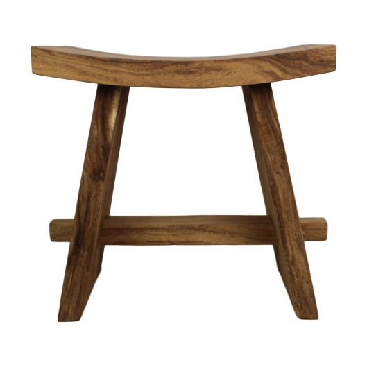 HSM Collection-Rechthoekige Kruk Osaka-48x30x47-Naturel-Munggur