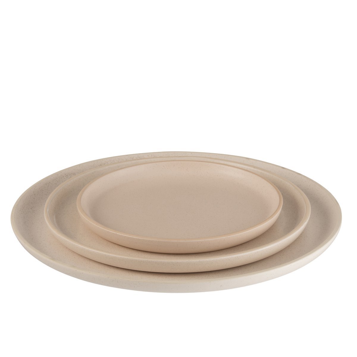 J-Line Marie bord - keramiek - creme - L