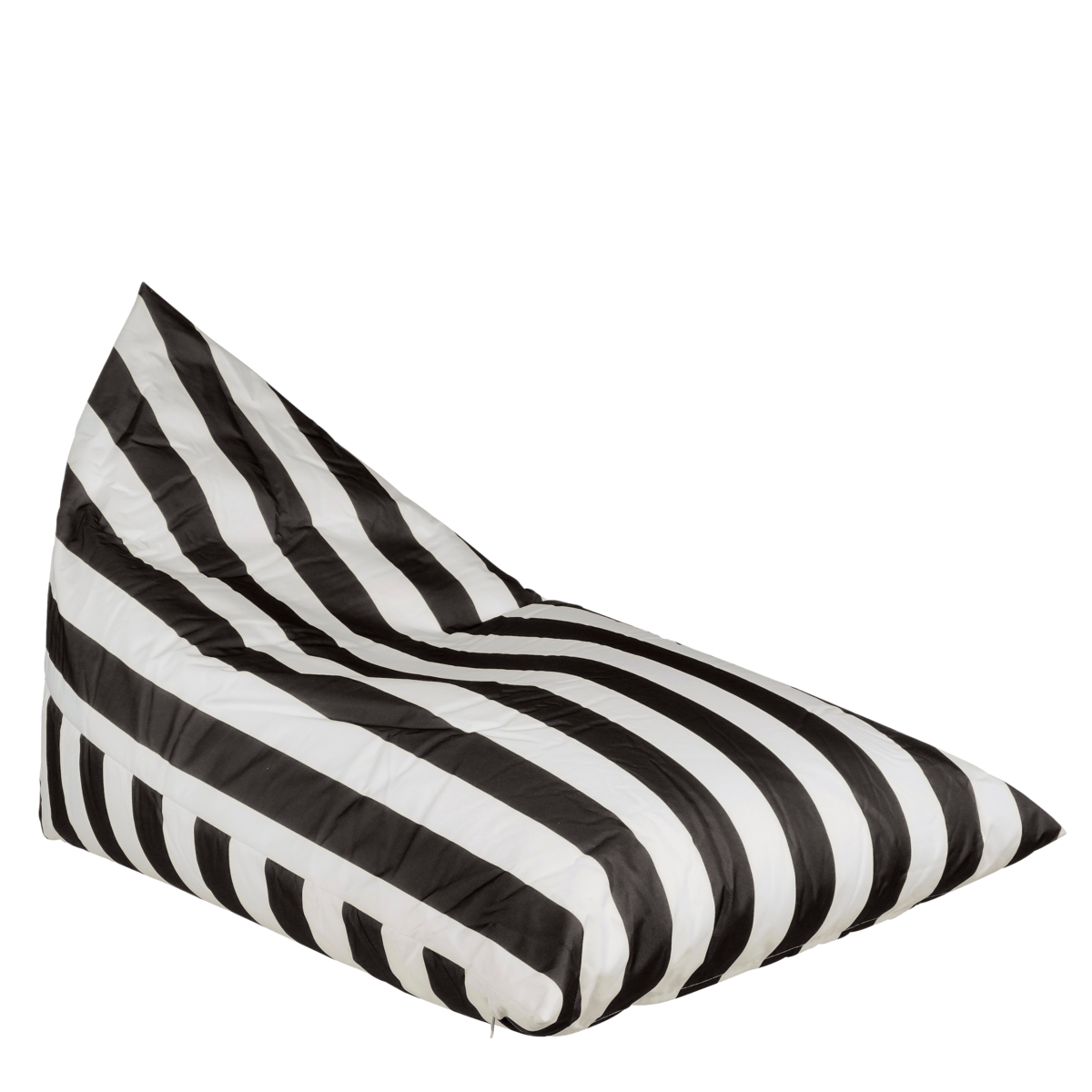 Rissy Zitzak - L140 x B95 x H95 cm - Zwart, Wit