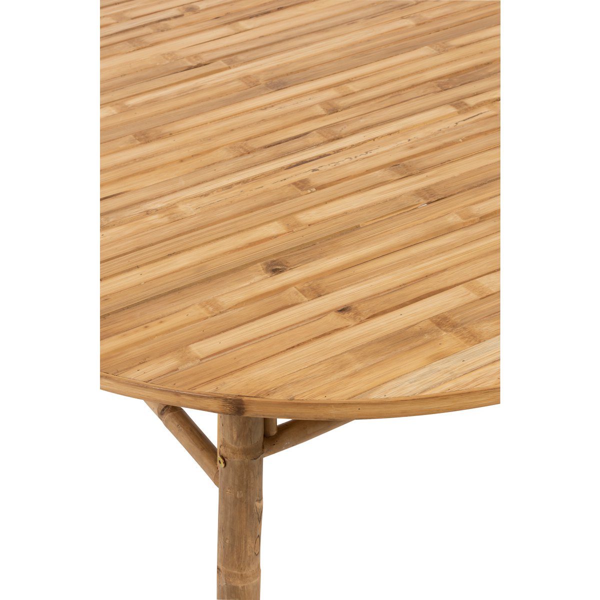 J-Line salontafel Rond - bamboe/naturel