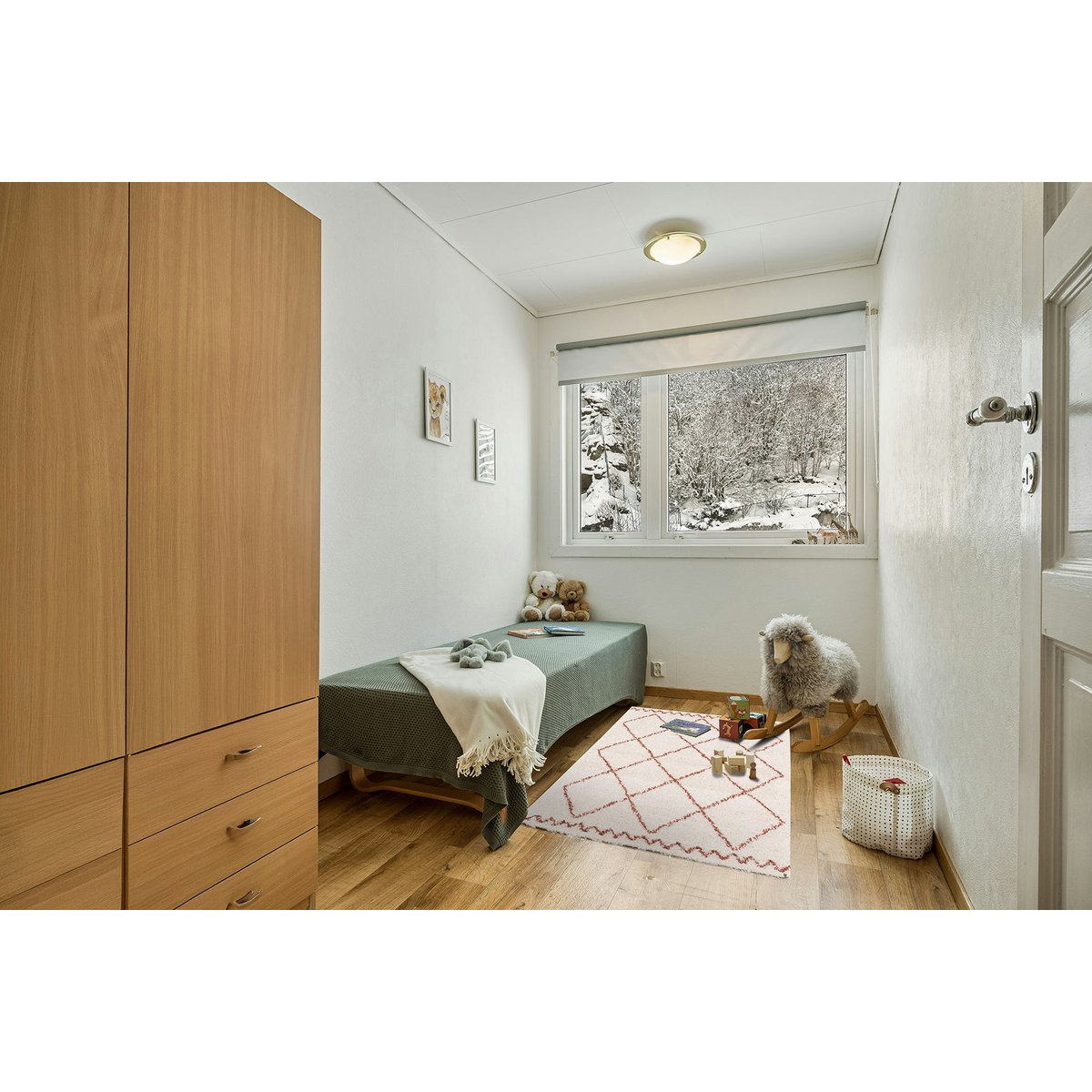 Zacht en volumineus ruige tapijt voor warm interieur tifin