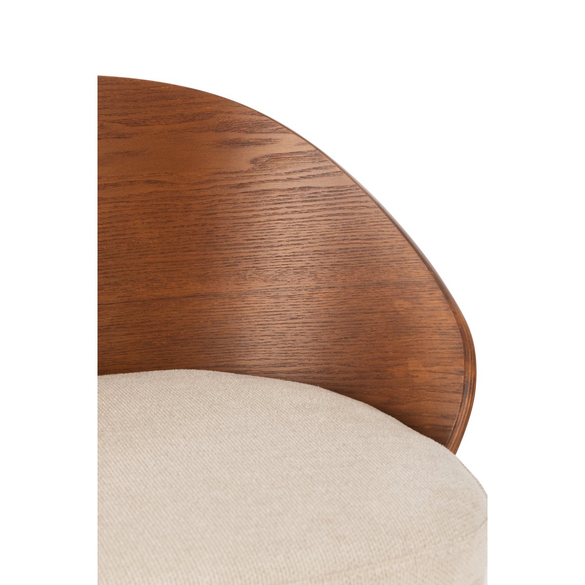 J-Line barstoel Lone - multiplex/metaal - bruin/beige