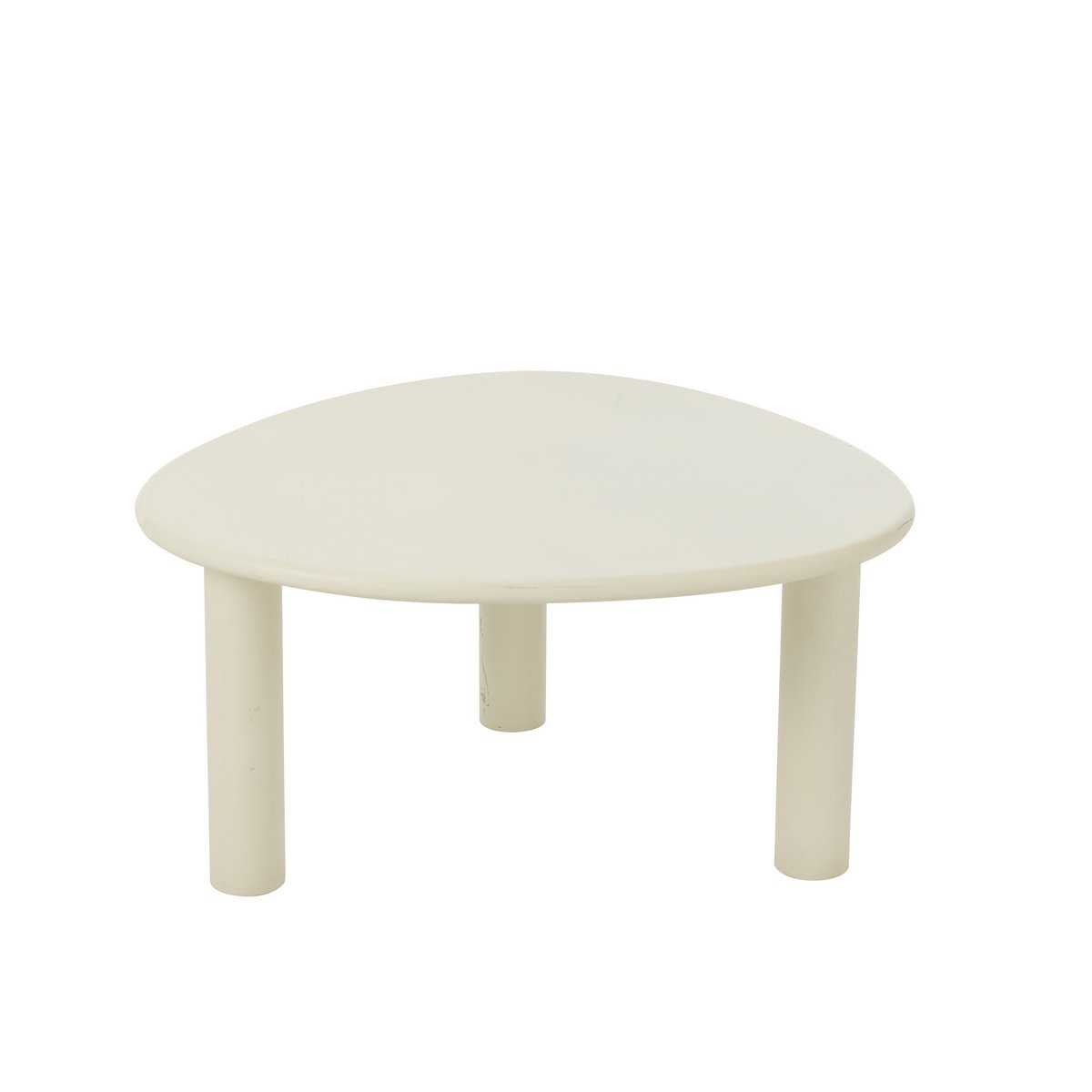 J-Line Bijzettafel Bali Mdf/Pvc Wit Medium