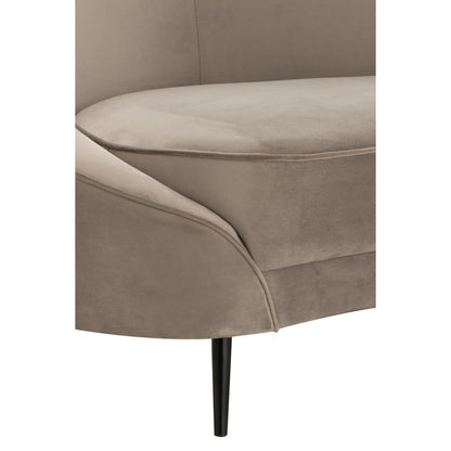 J-Line sofa Elisabeth - textiel - zilver