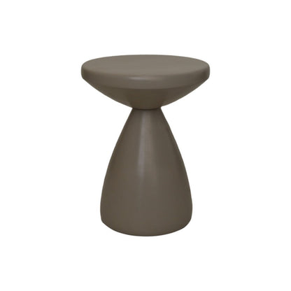 HSM Collection-Ronde Bijzettafel-ø36x48-Taupe-Metaal