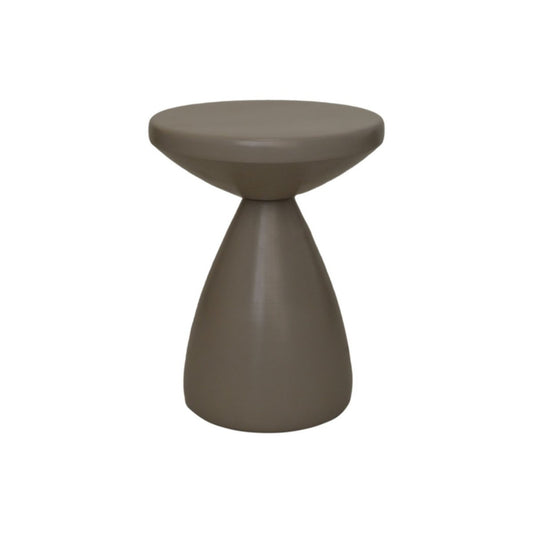 HSM Collection-Ronde Bijzettafel-ø36x48-Taupe-Metaal