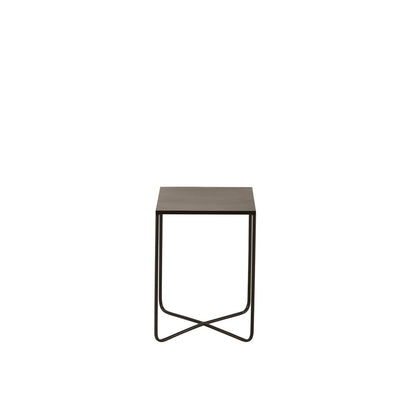 J-Line bijzettafel Kruis Frame - metaal - zwart