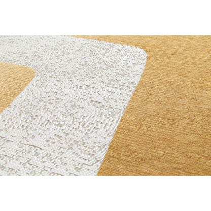 Hedendaags Gobelin Weven 100% gerecycled tapijt in Dedale