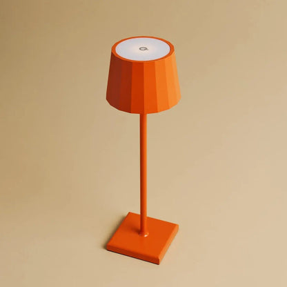 Wouter oranje bloesem oplaadbare tafellamp-draadloos opladen, dimable, 120 uur batterijduur