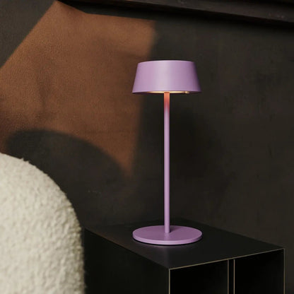 Hugo Violet Lila Oplaadbare tafellamp - Stijlvol, dimbare lamp & draadloos