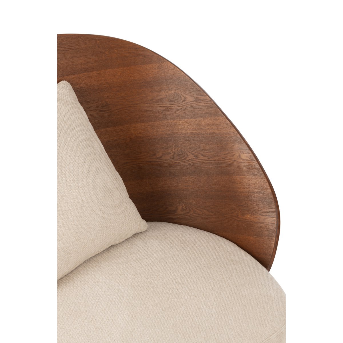 J-Line Loungestoel Multiplex/Metaal Bruin/Beige