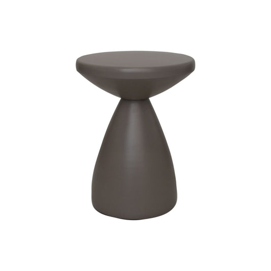 HSM Collection-Ronde Bijzettafel-ø36x48-Grijs-Metaal