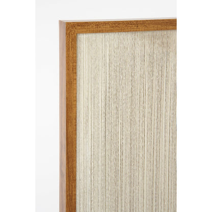 Muurdecoratie Cirkel - L50 x B60 x H3 cm - Beige