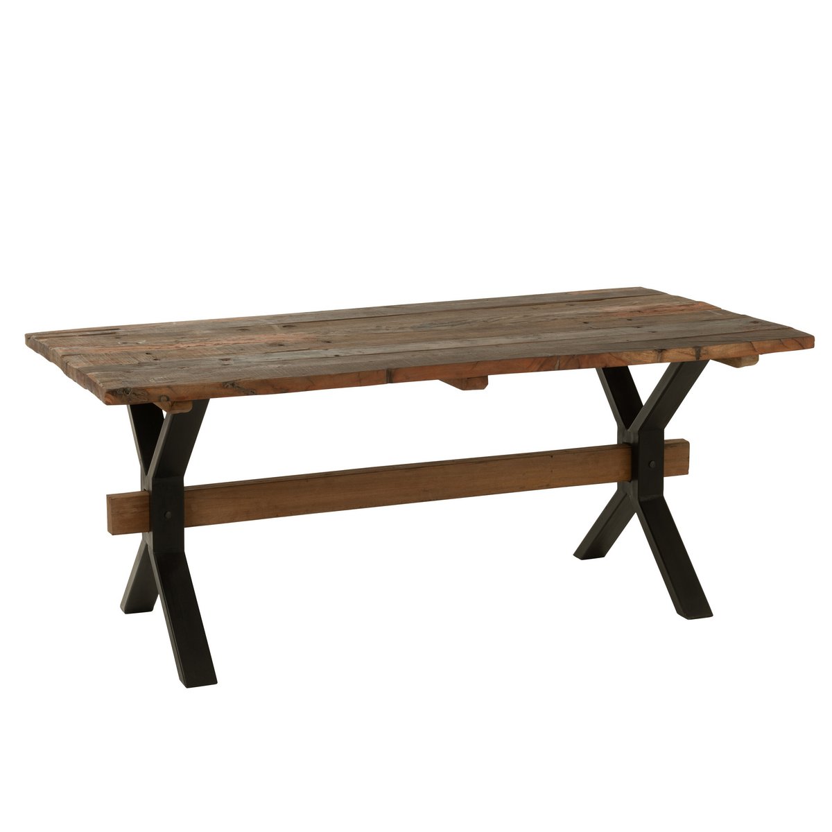 J-Line Eettafel Verouderd Hout Bruin