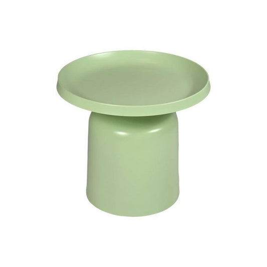HSM Collection-Ronde Bijzettafel Mara-50x50x42-Licht Groen-Metaal