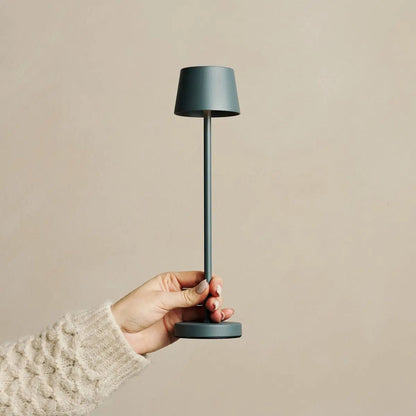 Vondel Mini Stone Gray Oplaadbare en draadloze lamp - draadloos oplaadbaar via laadstation