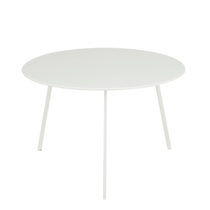 Seatle Bijzettafel voor Buiten - H38 x Ø58 cm - Metaal - Wit