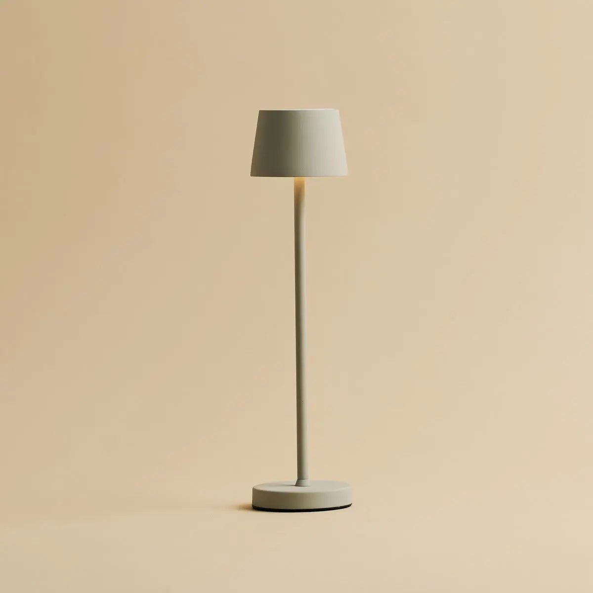 Vondel Mini Shadow Gray Oplaadbare en draadloze lamp - draadloos oplaadbaar via laadstation