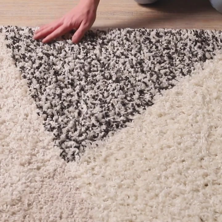 Zacht en volumineus ruige tapijt voor warm interieur tifin