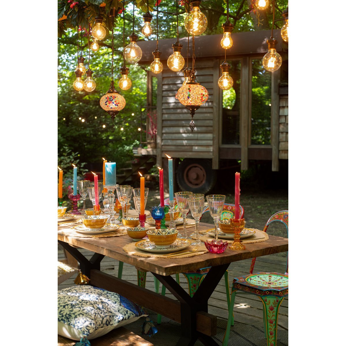 J-Line Eettafel Verouderd Hout Bruin