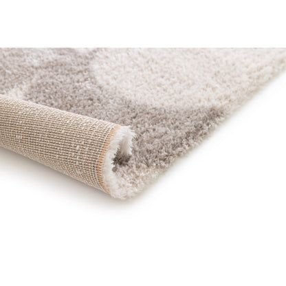 Ultrasoft tapijt in gerecyclede polyester neutrale tonen retro
