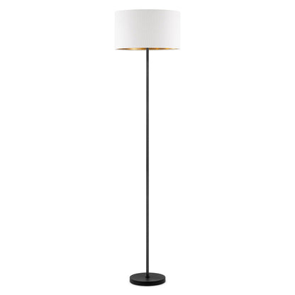 Home Sweet Home Cylindrische Corduroy Vloerlamp - Wit - ø40 x 165 cm