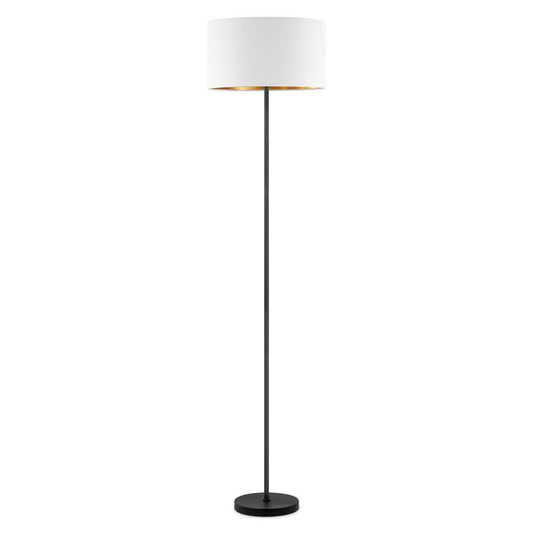 Home Sweet Home Cylindrische Corduroy Vloerlamp - Wit - ø40 x 165 cm