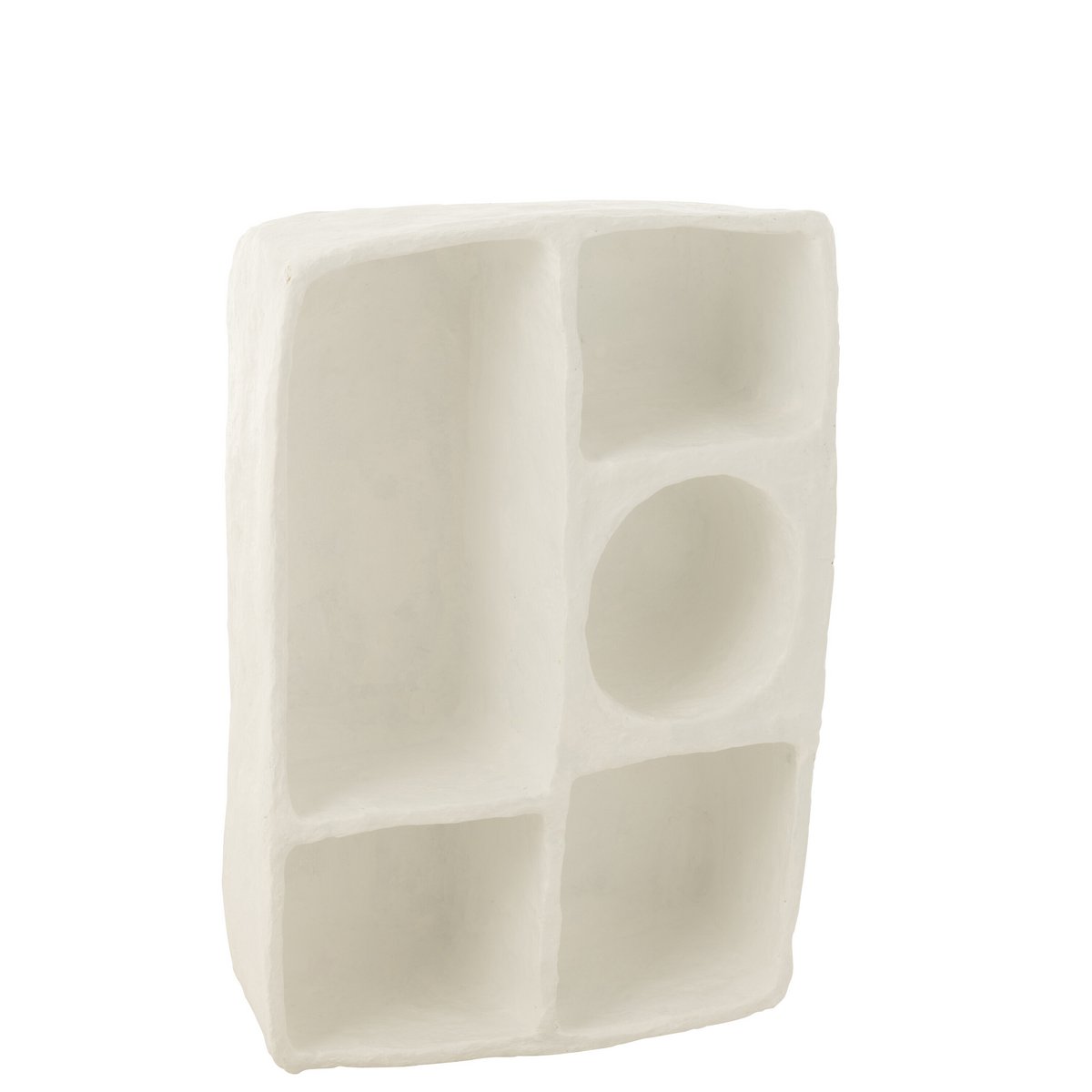 J-line vorm flintpapier maché wit groot