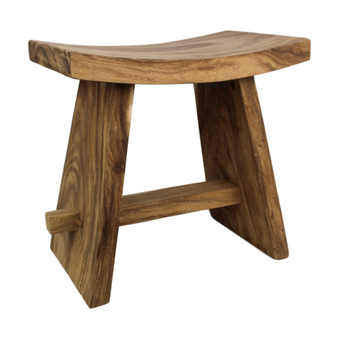 HSM Collection-Rechthoekige Kruk Osaka-48x30x47-Naturel-Munggur