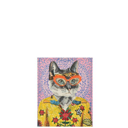 J-Line Wanddecoratie Kat Popart Canvas Mix Small