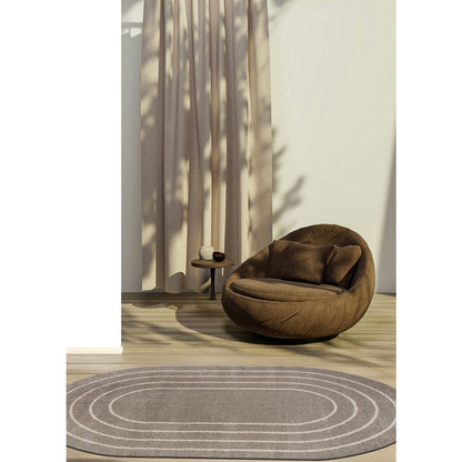 Zoet binnen tapijt in gerecycled polyester calypso