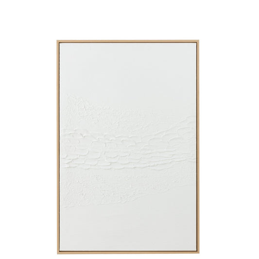 J-Line Schilderij Lauwra Canvas Wit