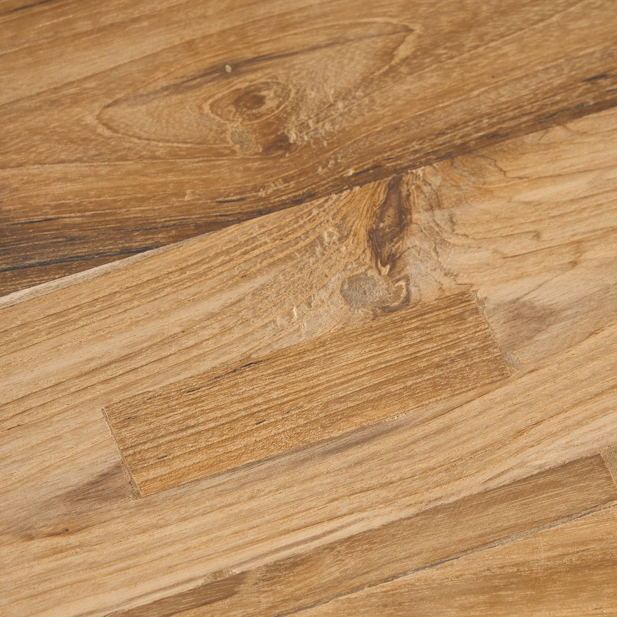 HSM Collection-Rechthoekige Kruk Lawas-50x27x46-Naturel-Teak