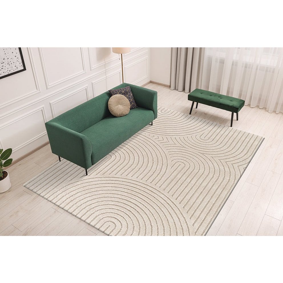 Tapijt met zacht en comfortabel groove relief effect