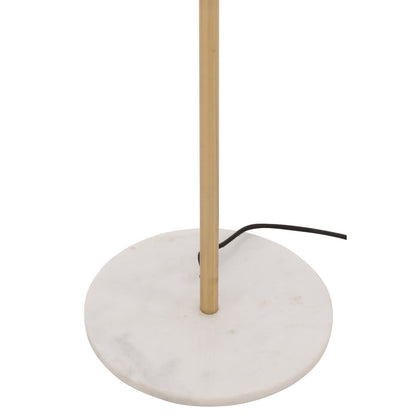 J-Line Staanlamp Metaal/Marmer Goud