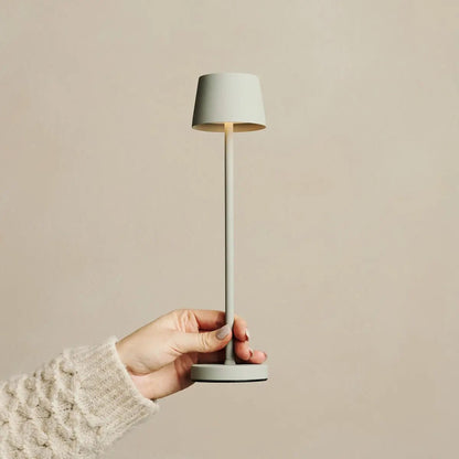 Vondel Mini Shadow Gray Oplaadbare en draadloze lamp - draadloos oplaadbaar via laadstation
