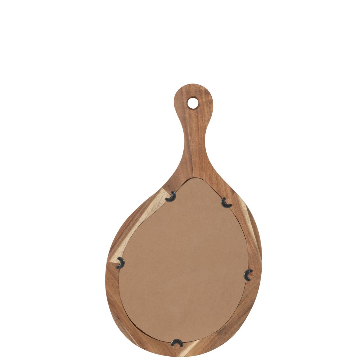 J-Line spiegel Palette - hout/glas - naturel - small - 36 x 63 cm