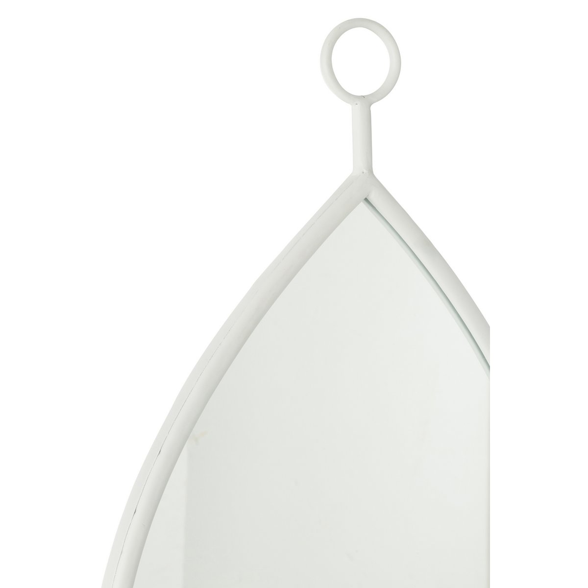 J -Line Spiegel Drop - Glas - Wit - Medium - 37 x 61,5 cm