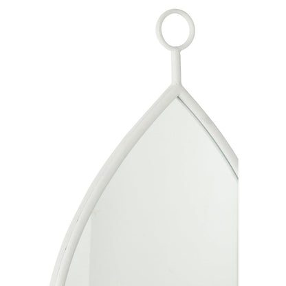 J -Line Spiegel Drop - Glas - Wit - Medium - 37 x 61,5 cm