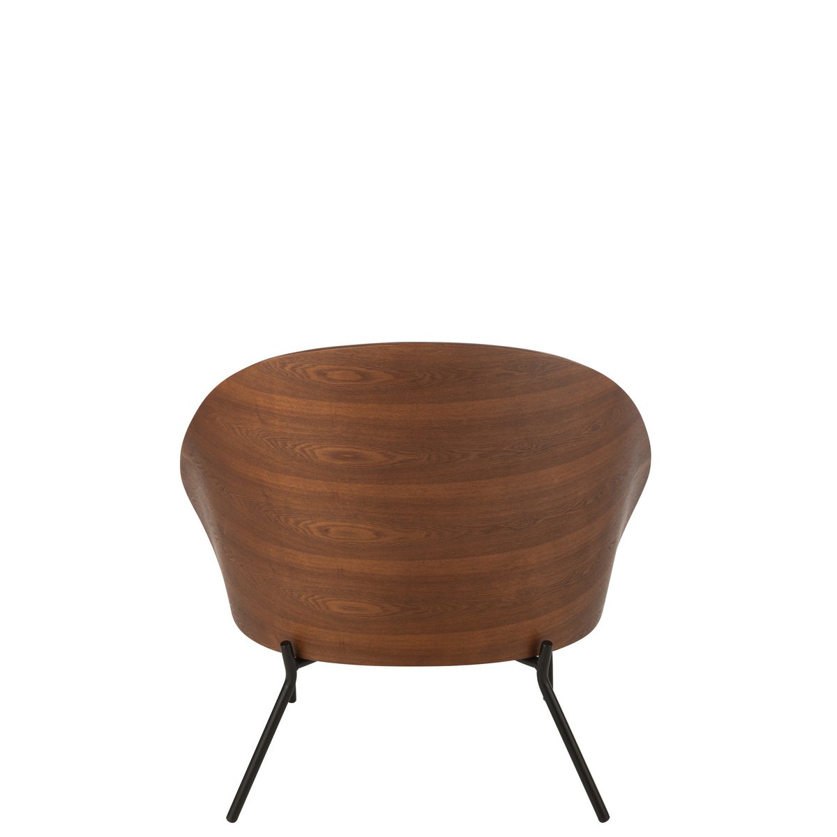 J-Line Loungestoel Multiplex/Metaal Bruin/Beige