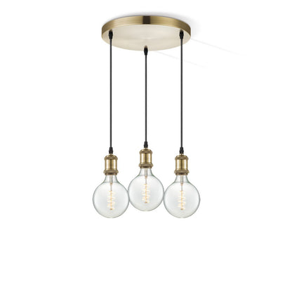 Home Sweet Home hanglamp vintage rond - 3L G125 - dimbaar E27 helder